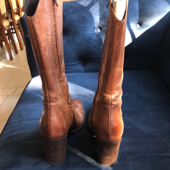 Genuine leather cowboy boots! - Picture 3 of 4